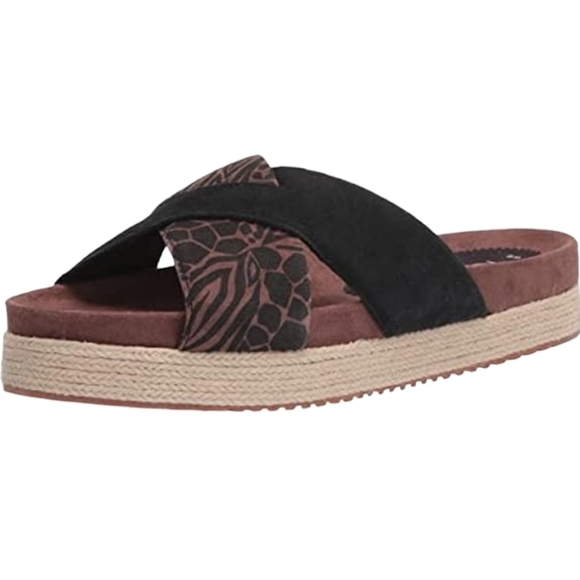 TOMS SANDALWOMEN SANDAL PALOMA BLACK, Size 6W New‎ without box - Picture 6 of 6